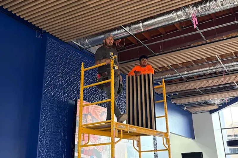 Cuadrilla en obra